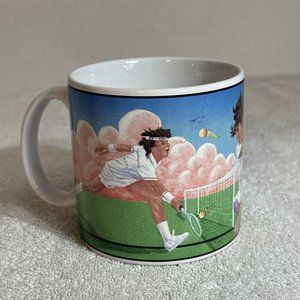 Vintage 1992 THE ATHLETES Mug/Cup by Albert E. Price Inc. Thailand Tennis